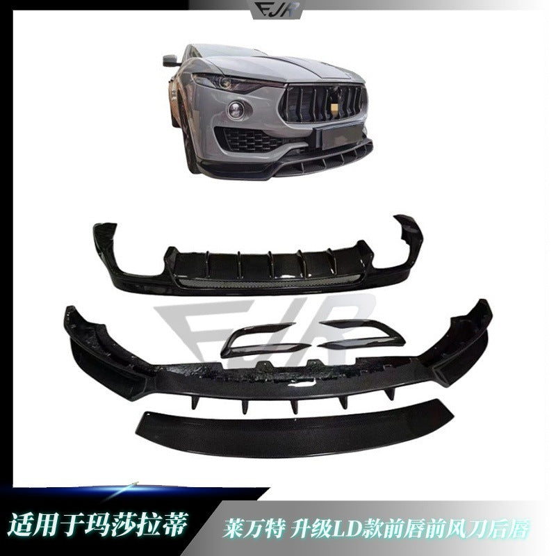 Maserati Levante LD style front splitter rear diffuser complete upgrade kit
