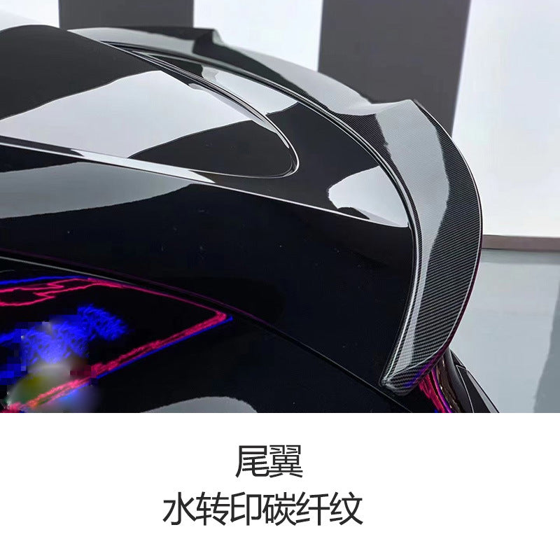 Tesla Model Y FAST-style hydro carbon rear spoiler wing