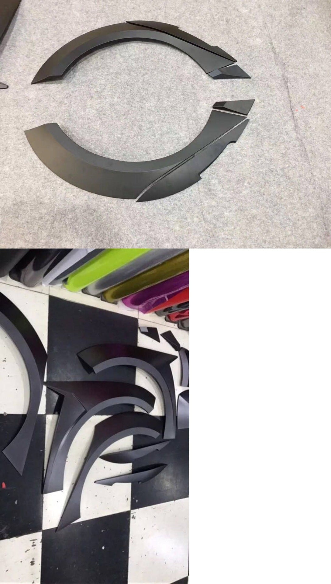 Ford Focus 2012-2018 widebody fender flare kit rear view