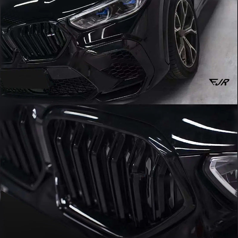 BMW X6 G06 X6M style rear bumper diffuser and exhaust trim