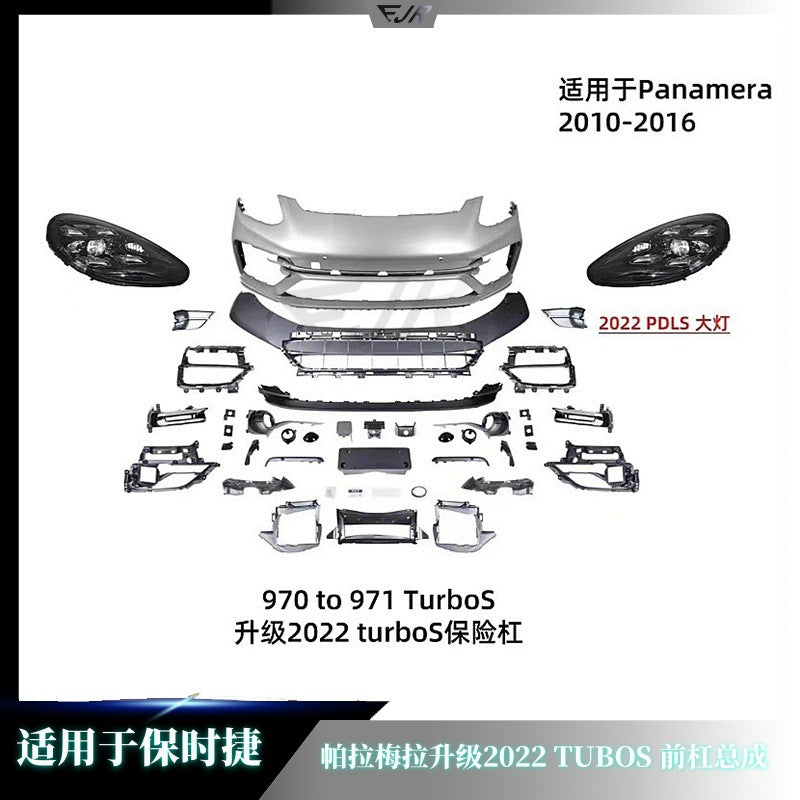 Porsche Panamera 970 2010-2016 to 971 Turbo S 2022 front end conversion kit