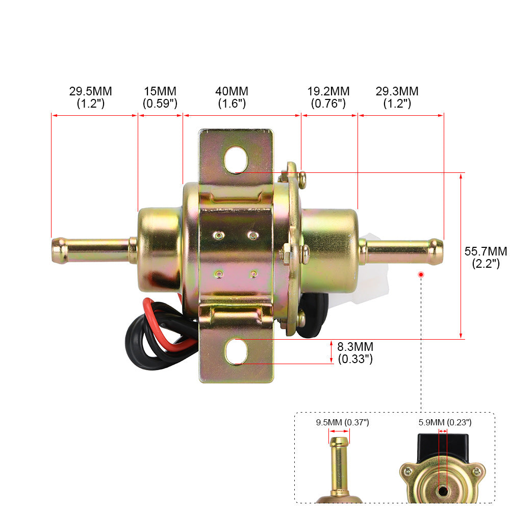 Universal 12V electric fuel pump EP500 035000-0460 product detail