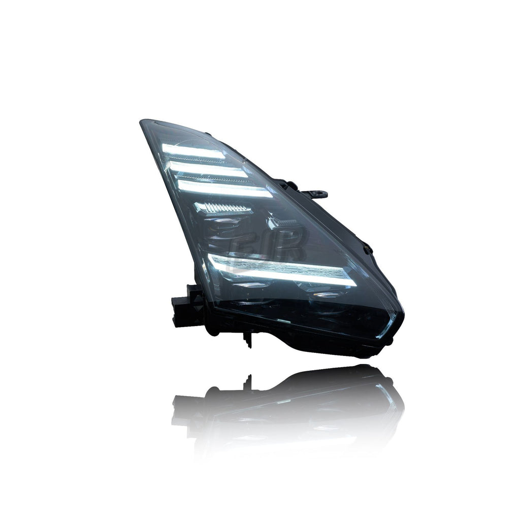 Nissan GT-R R35 LED DRL headlight detail