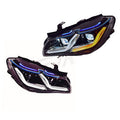 BMW X1 E84 2010-2015 blue-brow LED headlight upgrade pair