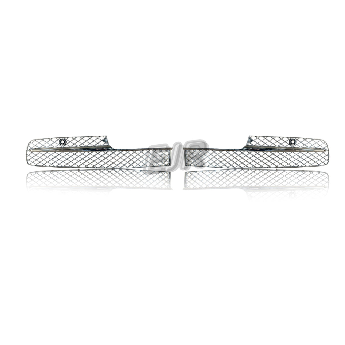 Bentley Flying Spur front bumper lower chrome grille pair 4W0807647A 4W0807648A