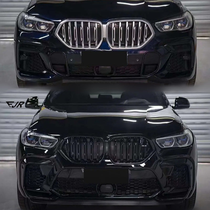 BMW X6 G06 X6M style front bumper and grille conversion kit