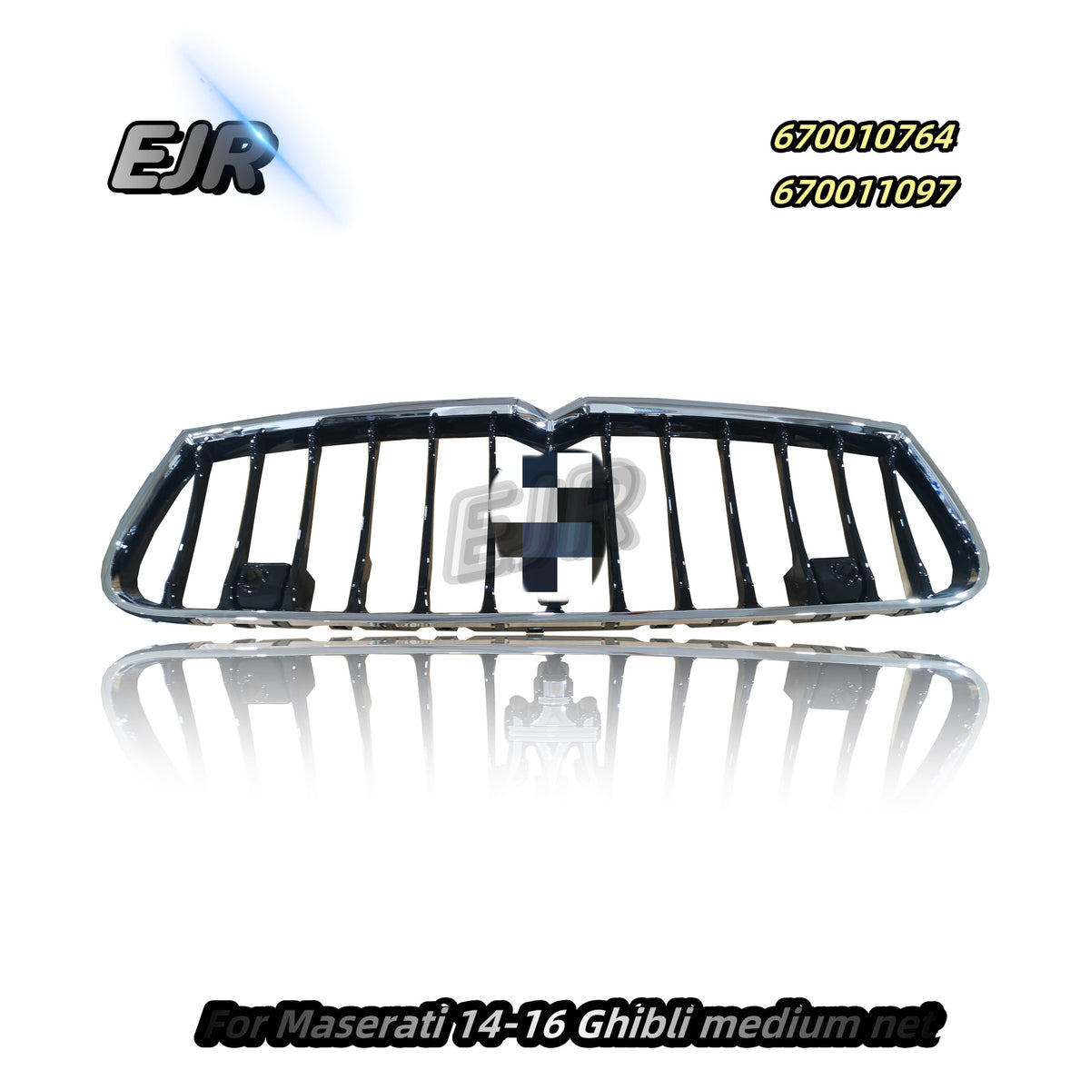 Maserati Ghibli radiator grille replacement 670010764