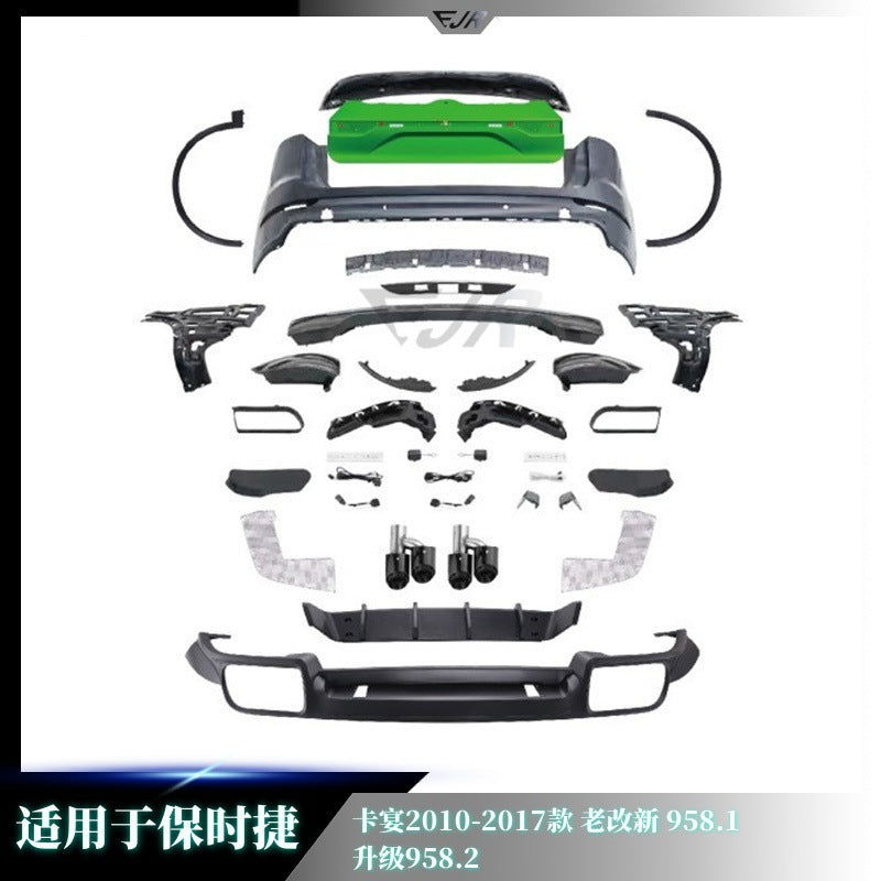 Porsche Cayenne 958.1 to 958.2 rear body conversion components