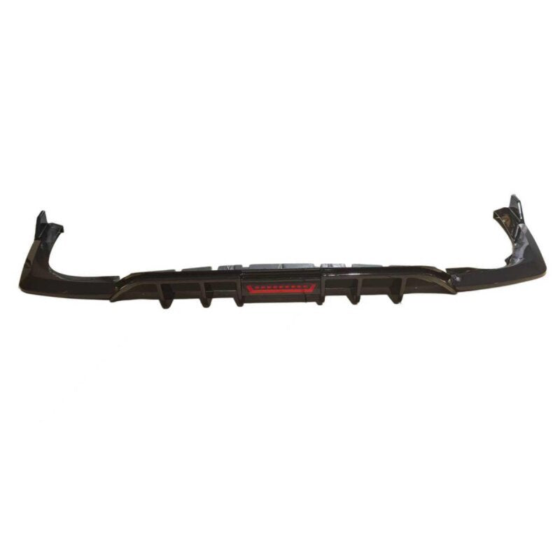 Kia K5 DL3 rear diffuser with center LED light piano black