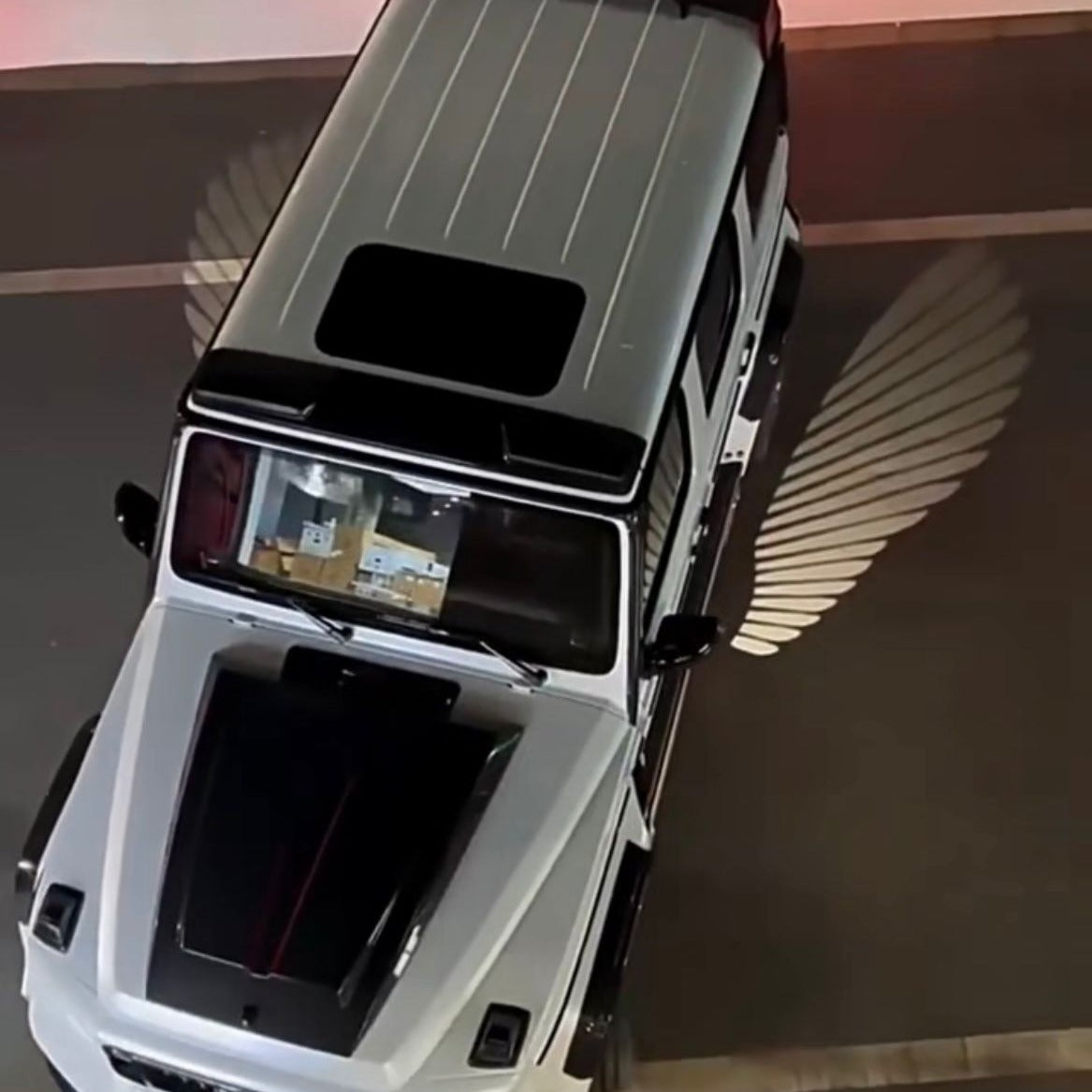 Mercedes W167 angel wings logo projector light