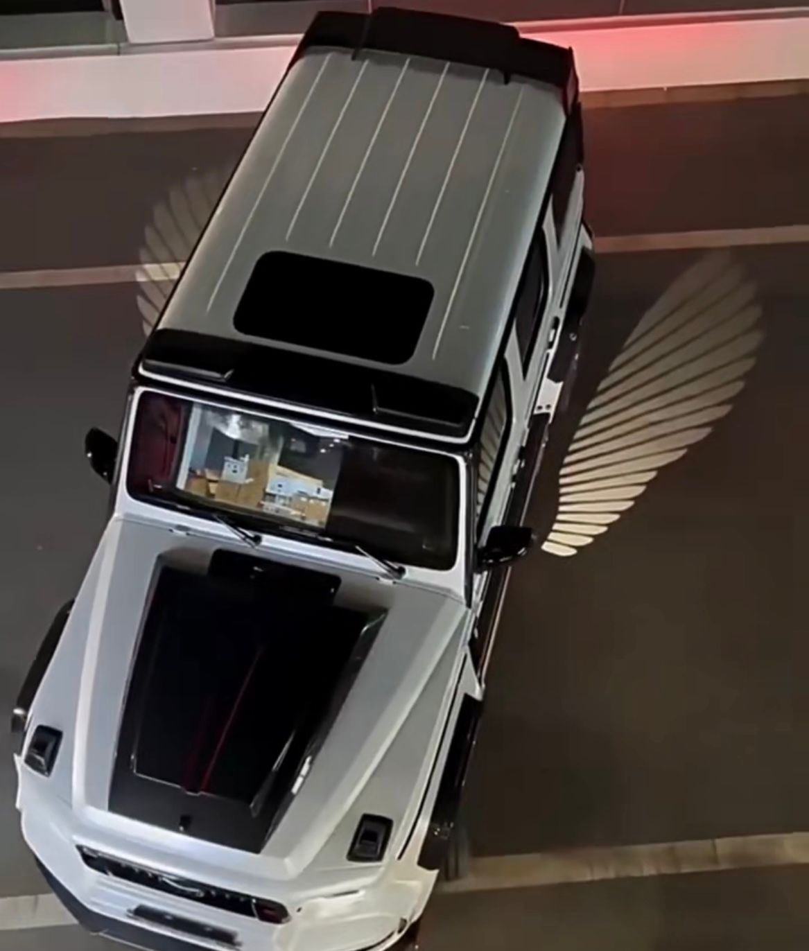 Mercedes W167 AMG wing puddle projection light