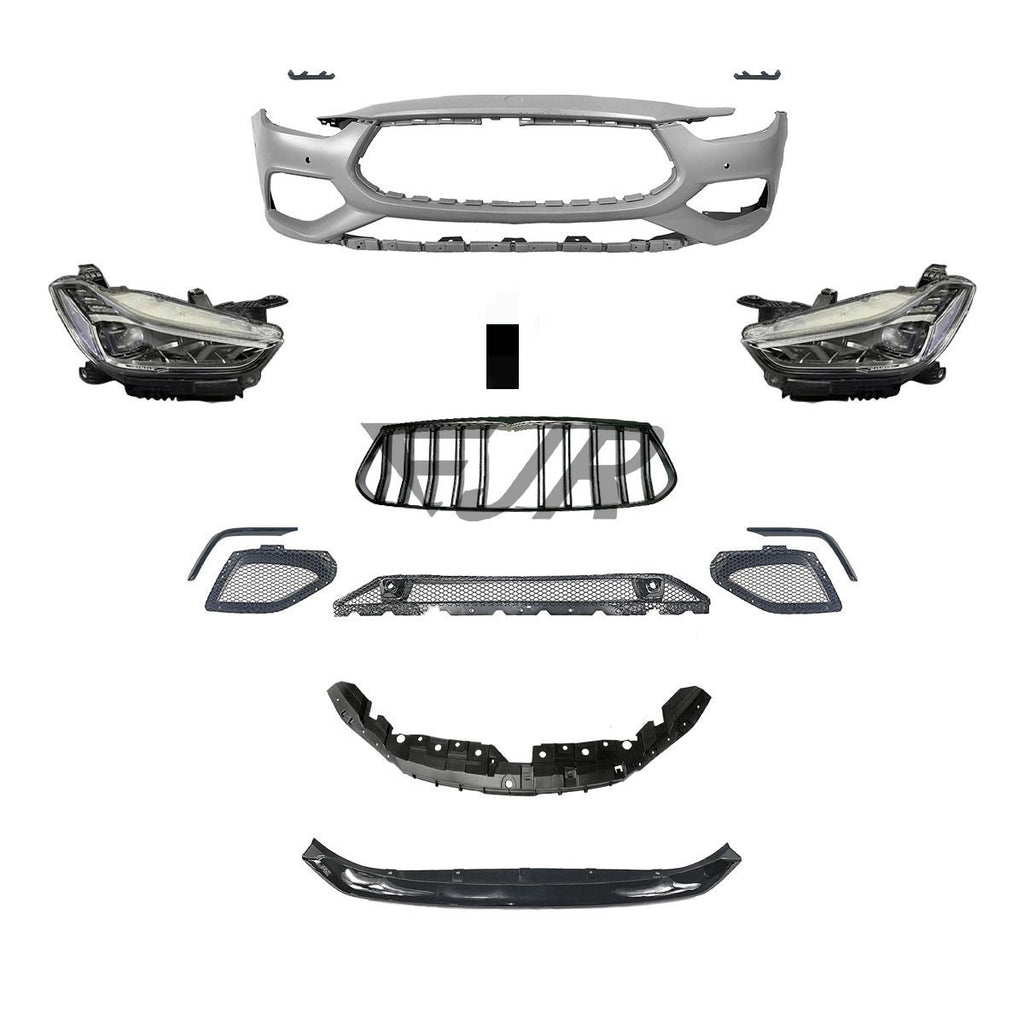 Maserati Ghibli Trofeo body kit front components