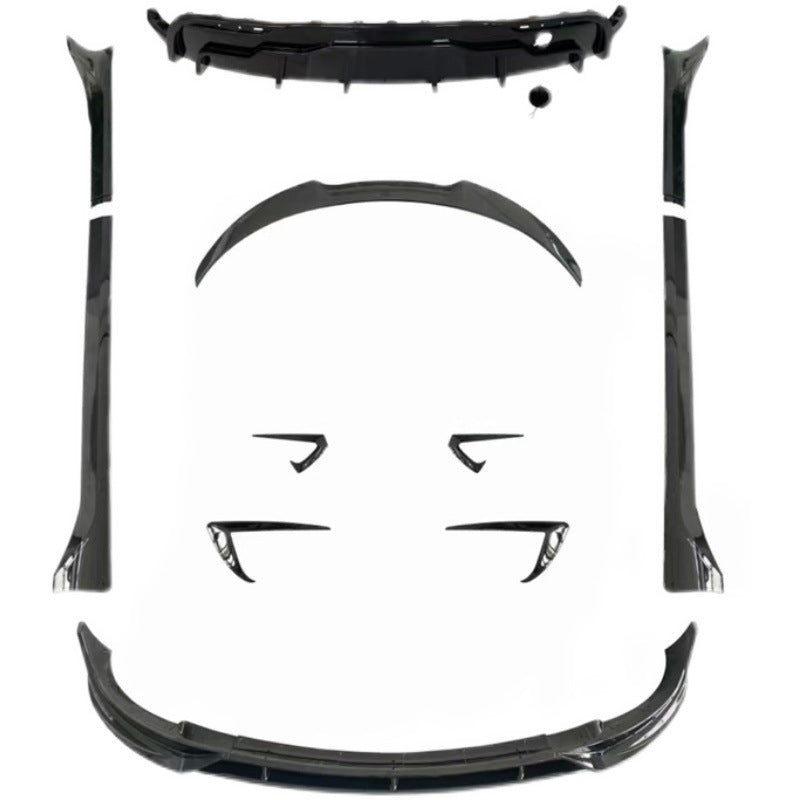 Tesla Model Y FAST-style aero kit components full set