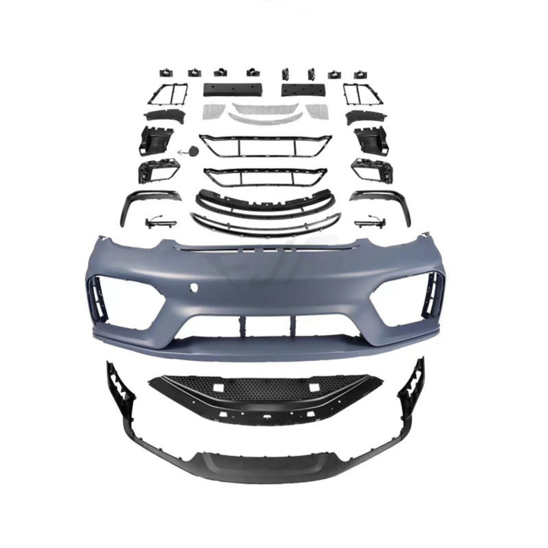 Porsche 981 Cayman GT4 RS conversion front bumper component set