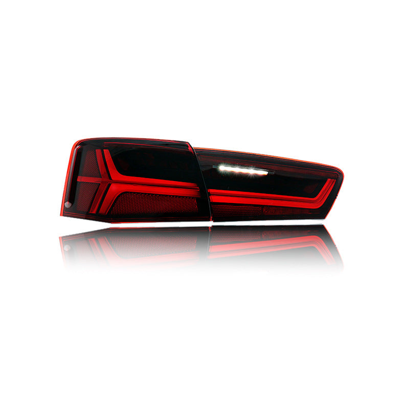 Audi A6 C7 upgraded rear lamp white reverse light view