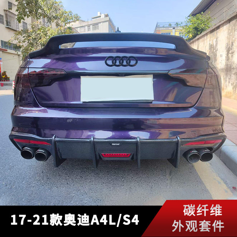 Audi A4L S4 B9 carbon fiber exterior aero component product image 26