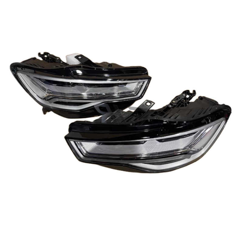 Audi A6 C7 facelift LED headlight assembly detail