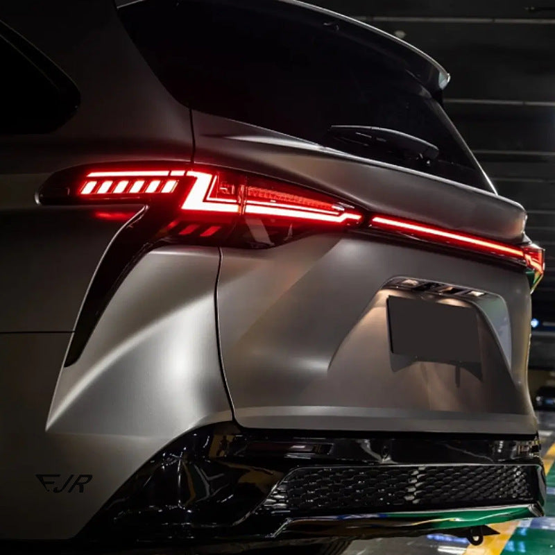 Toyota Sienna 2021-2024 full width LED tail lights installed