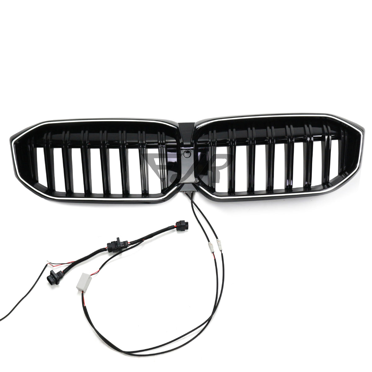 BMW G28 illuminated front kidney grille wiring harness detail