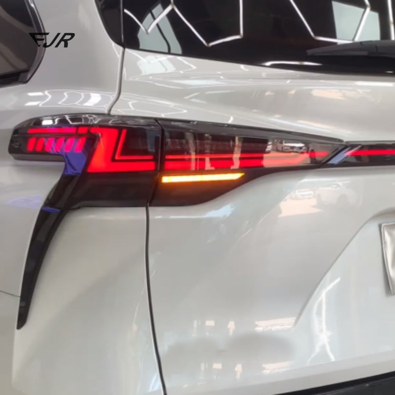 Toyota Sienna sequential LED tail light amber indicator illuminated