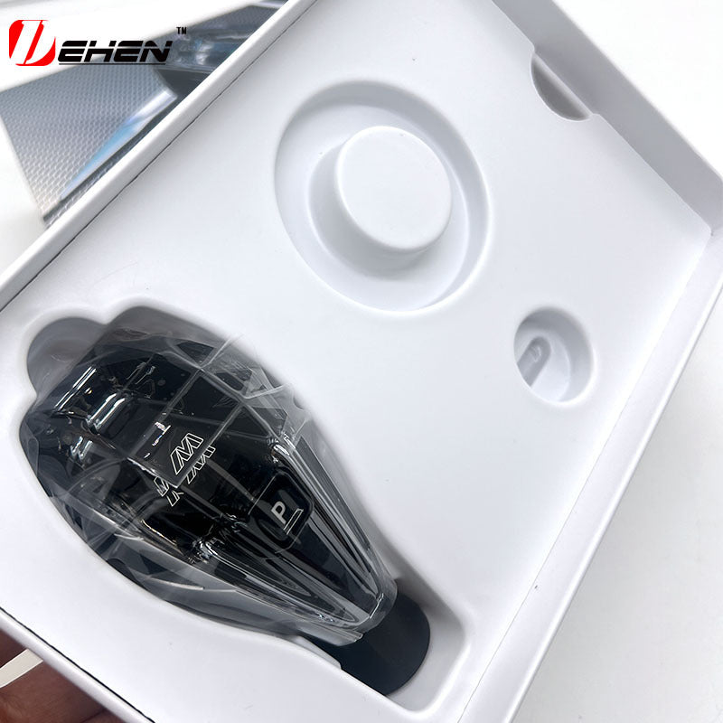 BMW crystal gear shift selector transparent housing detail