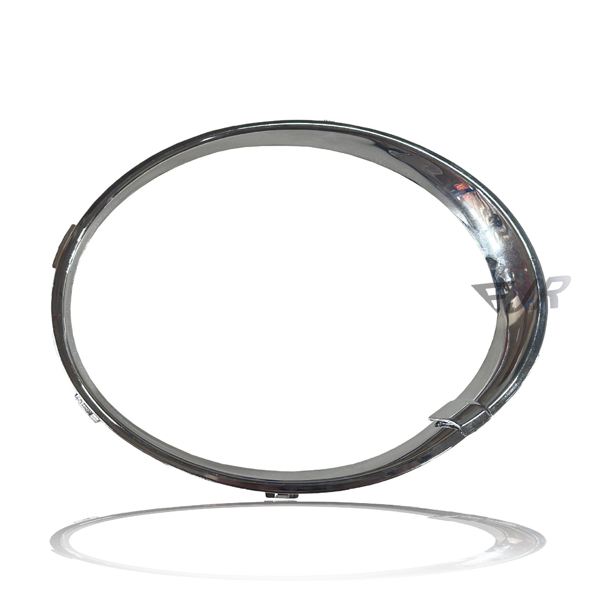 Bentley Flying Spur headlight chrome molding bezel close view