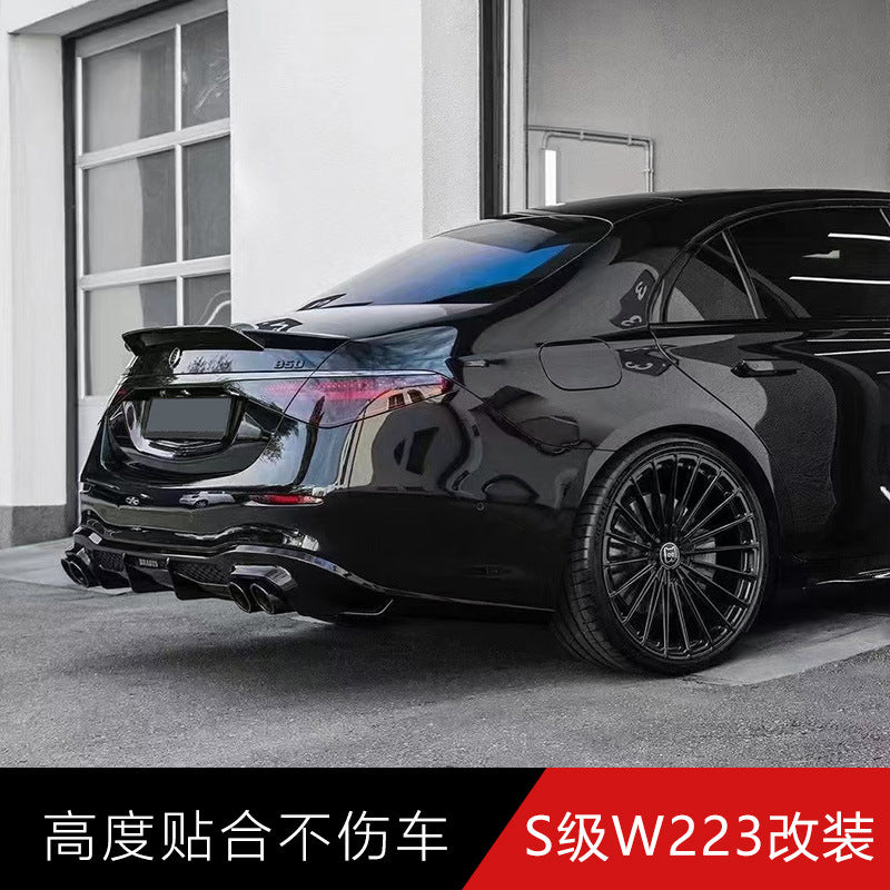 Mercedes-Benz S-Class W223 Brabus-style exterior upgrade body kit carbon fiber component image 7