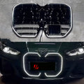 BMW 4 Series G22 G26 i4 2021-2025 illuminated M-style kidney grille installed view