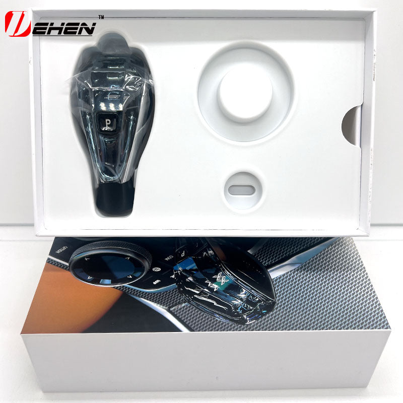BMW crystal shift knob illuminated three-letter M logo option