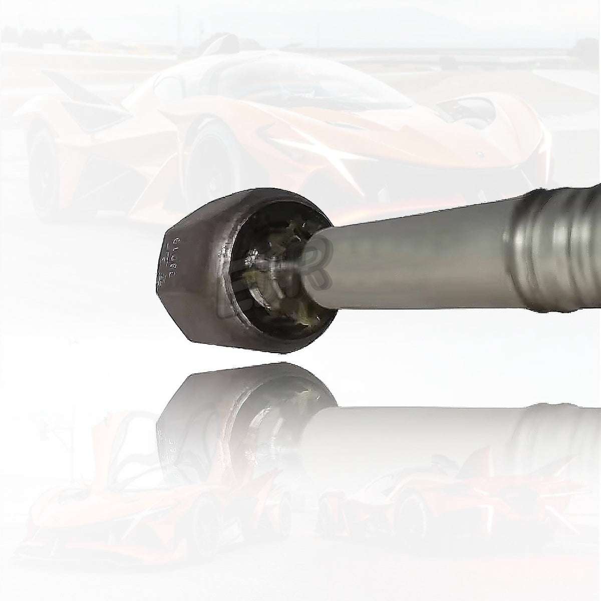 Maserati inner tie rod 673008100 close-up ball joint detail