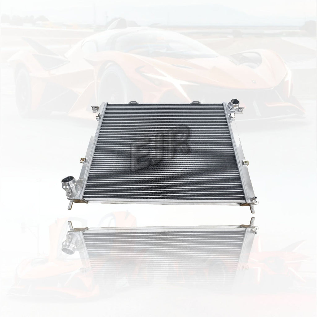 Replacement radiator for Aston Martin HY53-8005-AA angled view