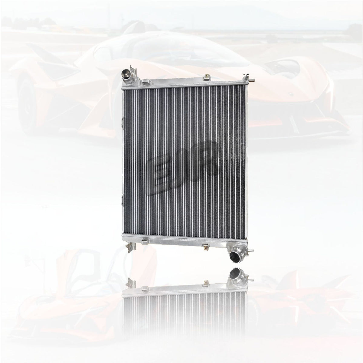 Aston Martin replacement radiator HY53-8005-AA vertical view