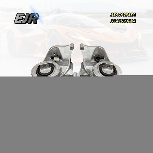 Bentley active engine mount pair cast metal brackets and isolators