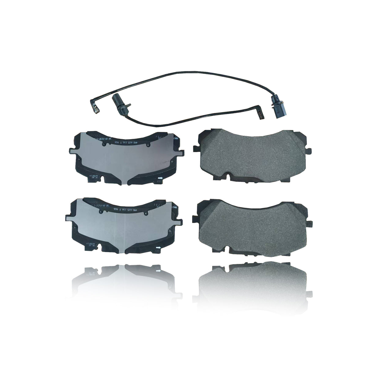 Bentley Bentayga front brake pads friction surface detail