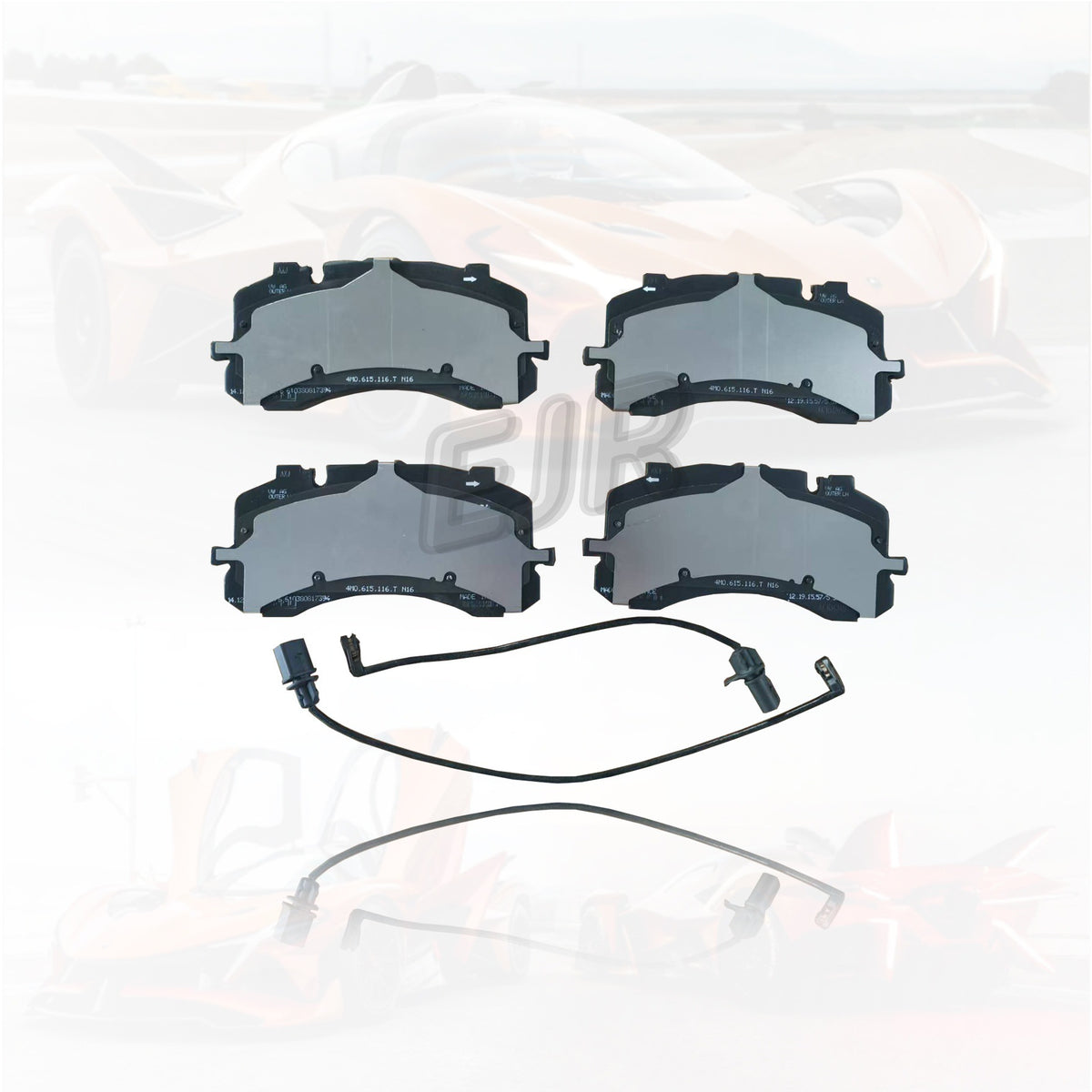 Bentley Bentayga front brake pad set replacement components