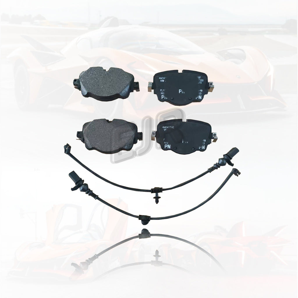 Bentley 4M0698451C rear brake pads with wear warning sensors