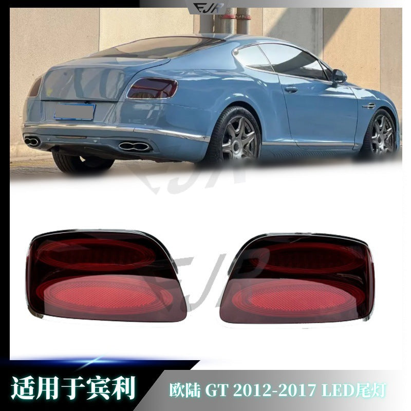 Bentley Continental GT GTC red LED tail light assembly detail