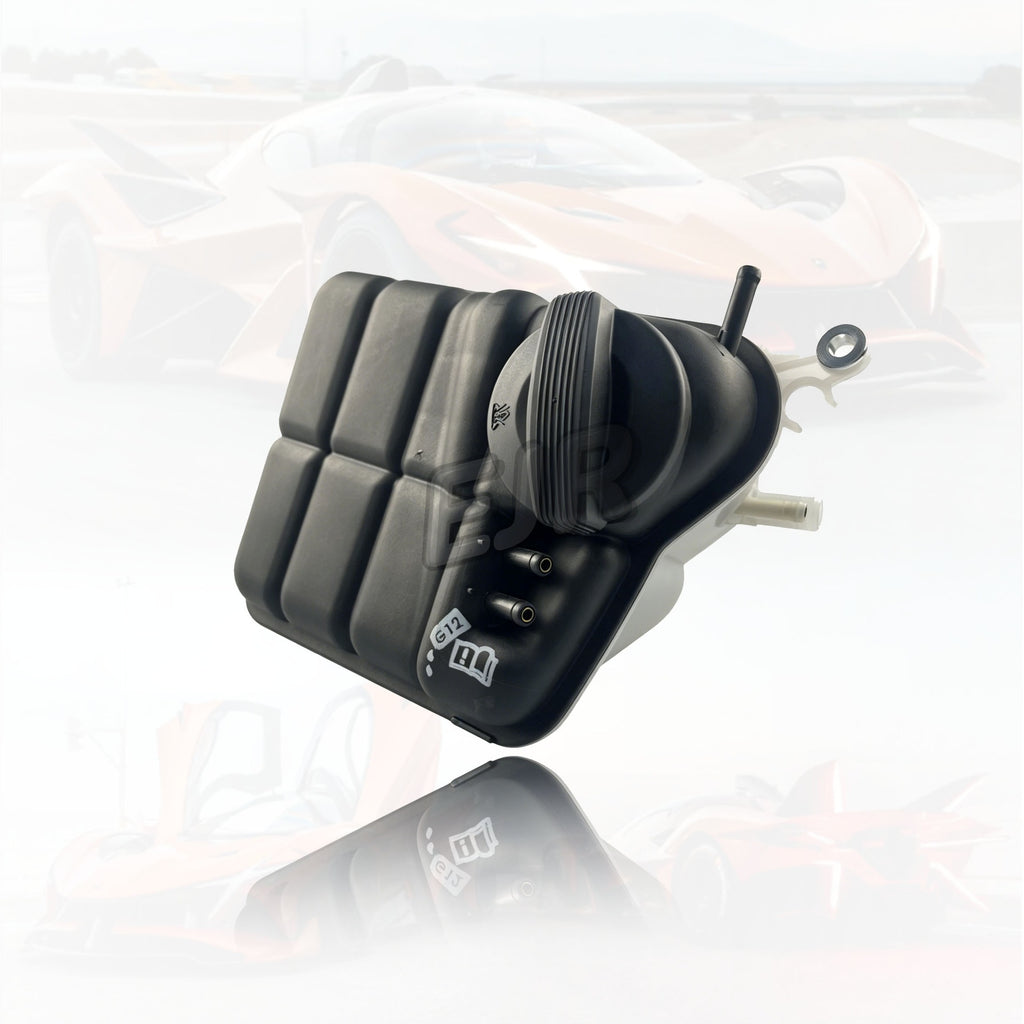 Bentley coolant expansion tank cap and filler neck detail