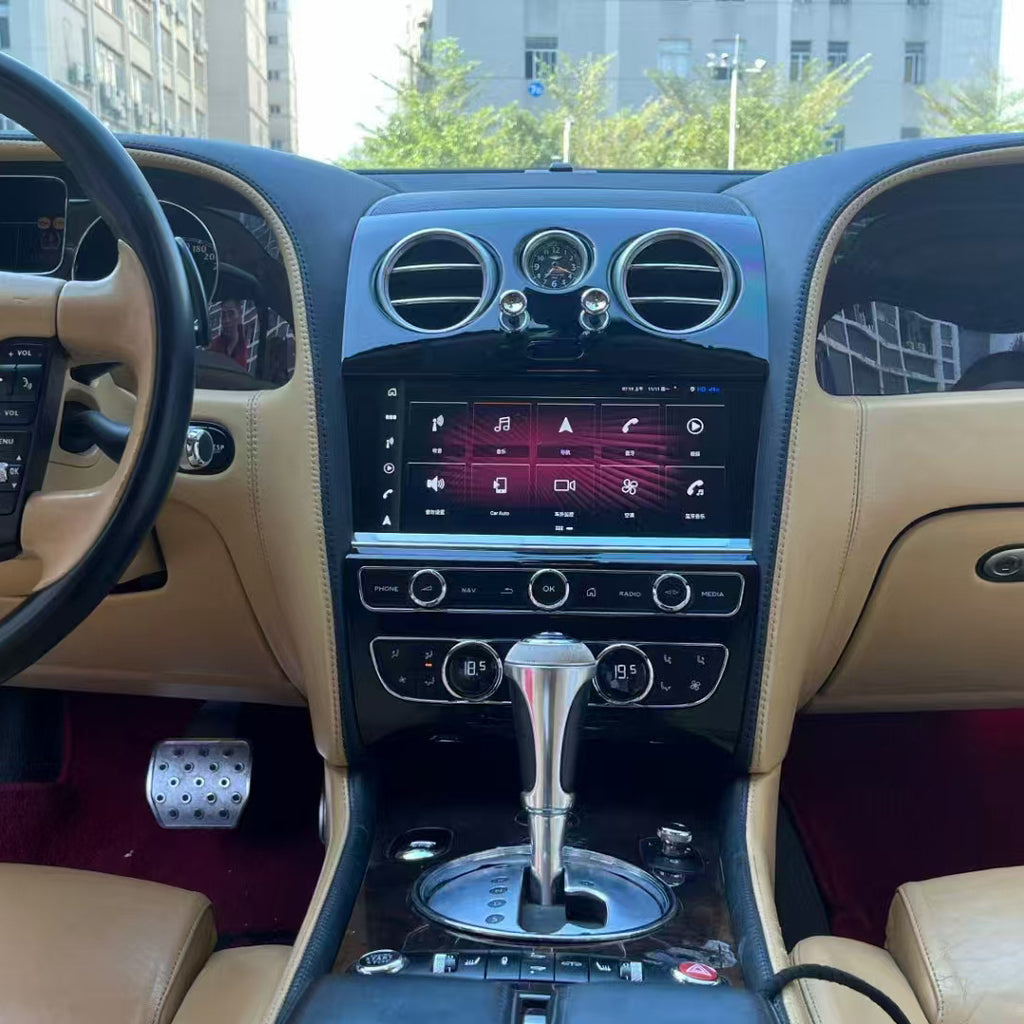 Bentley 10.1 inch center console navigation screen installed
