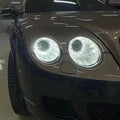 Bentley Flying Spur Continental GT diamond-style LED headlight upgrade