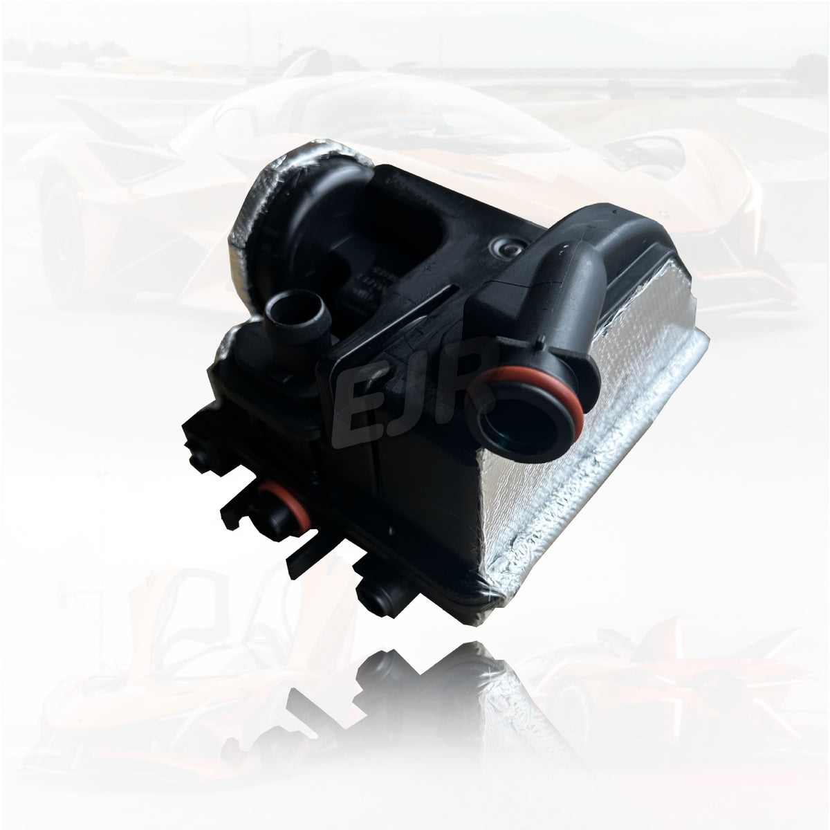 Bentley 4.0T PCV oil separator housing and connections