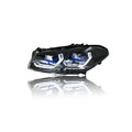 BMW 5 Series F10 F18 2011 to 2017 LED headlight upgrade white DRL