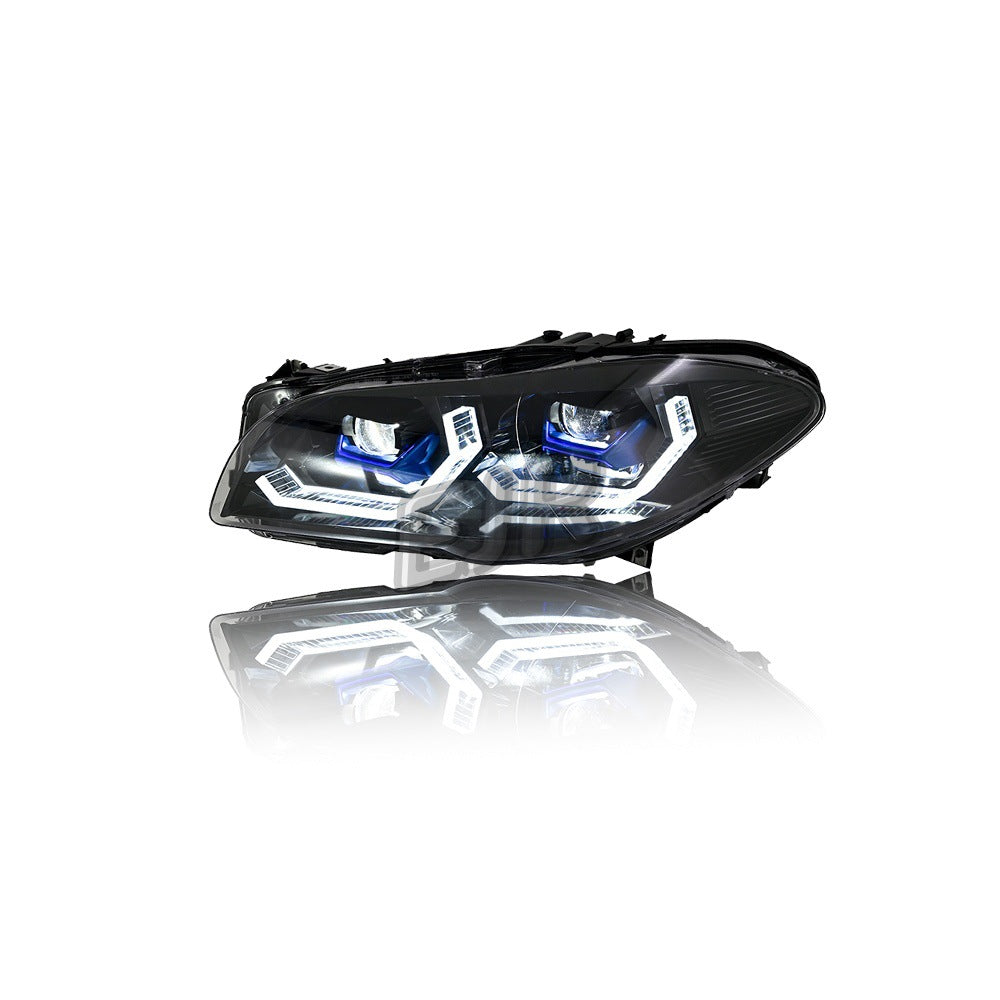 BMW 5 Series F10 F18 2011 to 2017 LED headlight upgrade white DRL