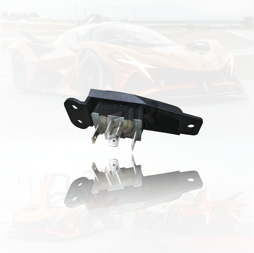 Ferrari F430 power window switch with mounting tabs and electrical terminals – product detail 4