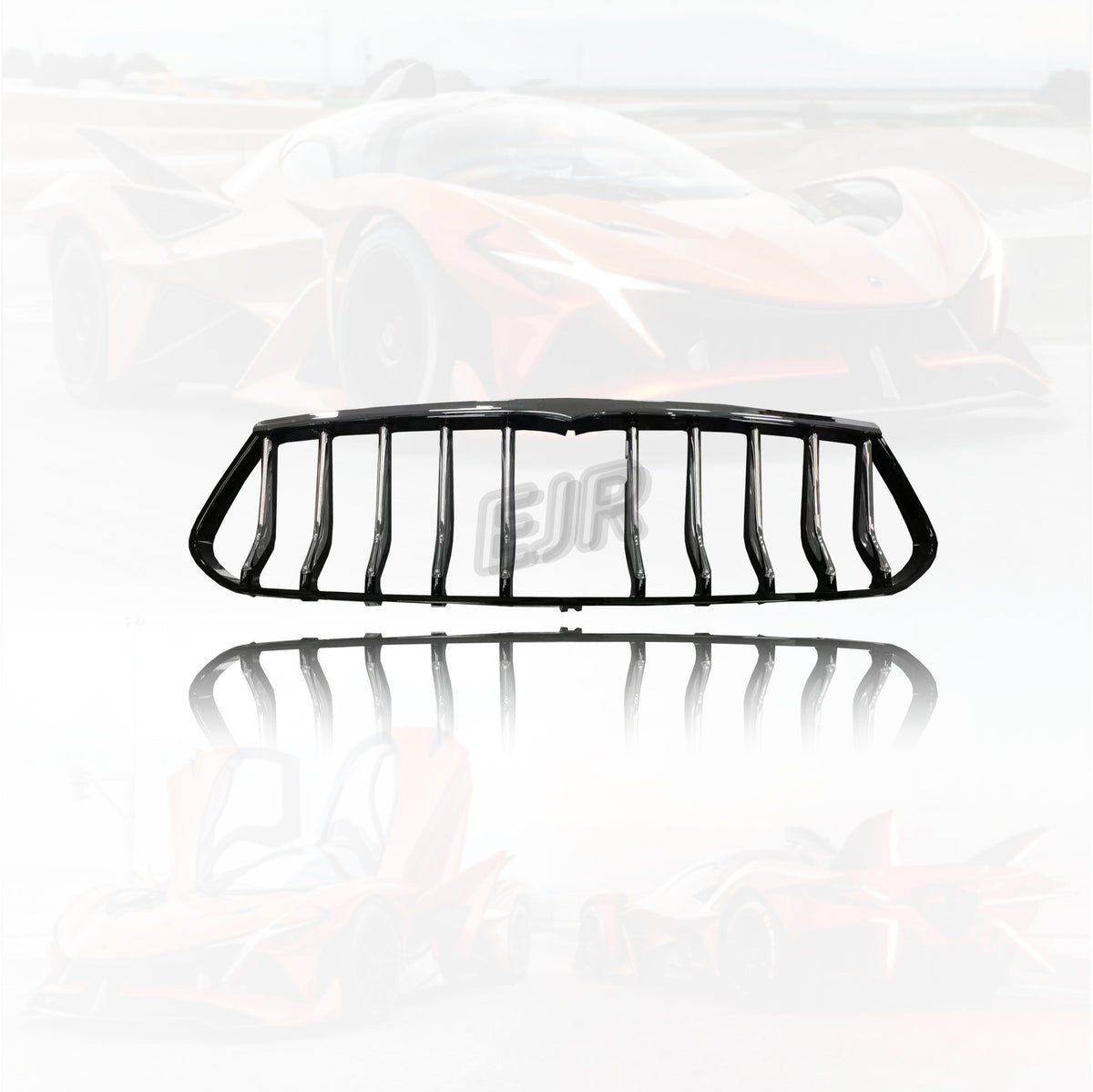 Maserati Ghibli vertical slat grille detailed view