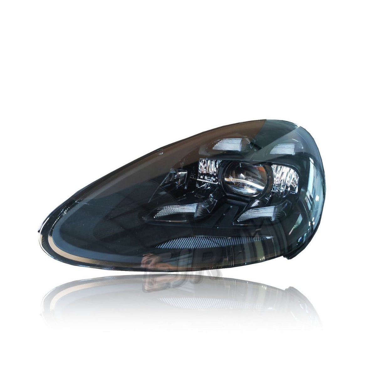 Porsche Cayenne 958 smoked LED headlight left