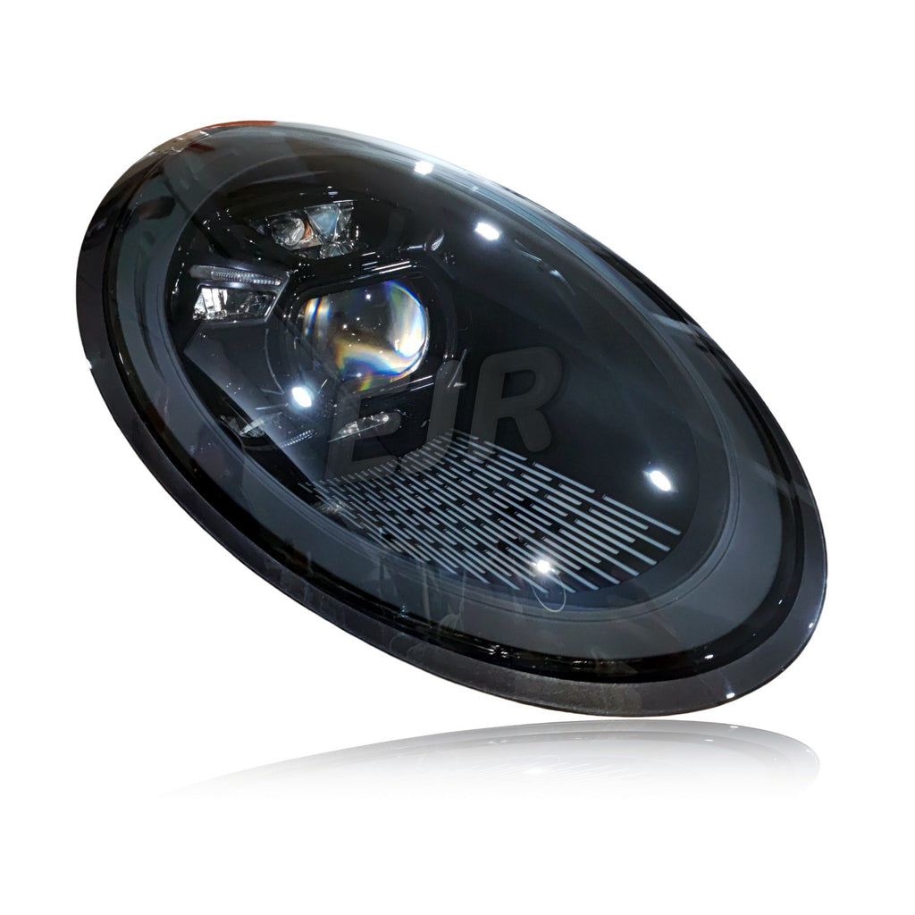 Porsche 911 991 to 992-style LED headlight detail