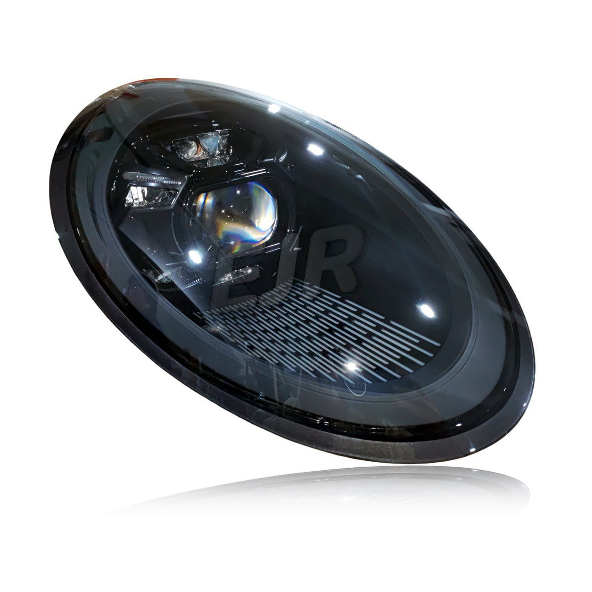 Porsche 911 991 to 992-style LED headlight detail