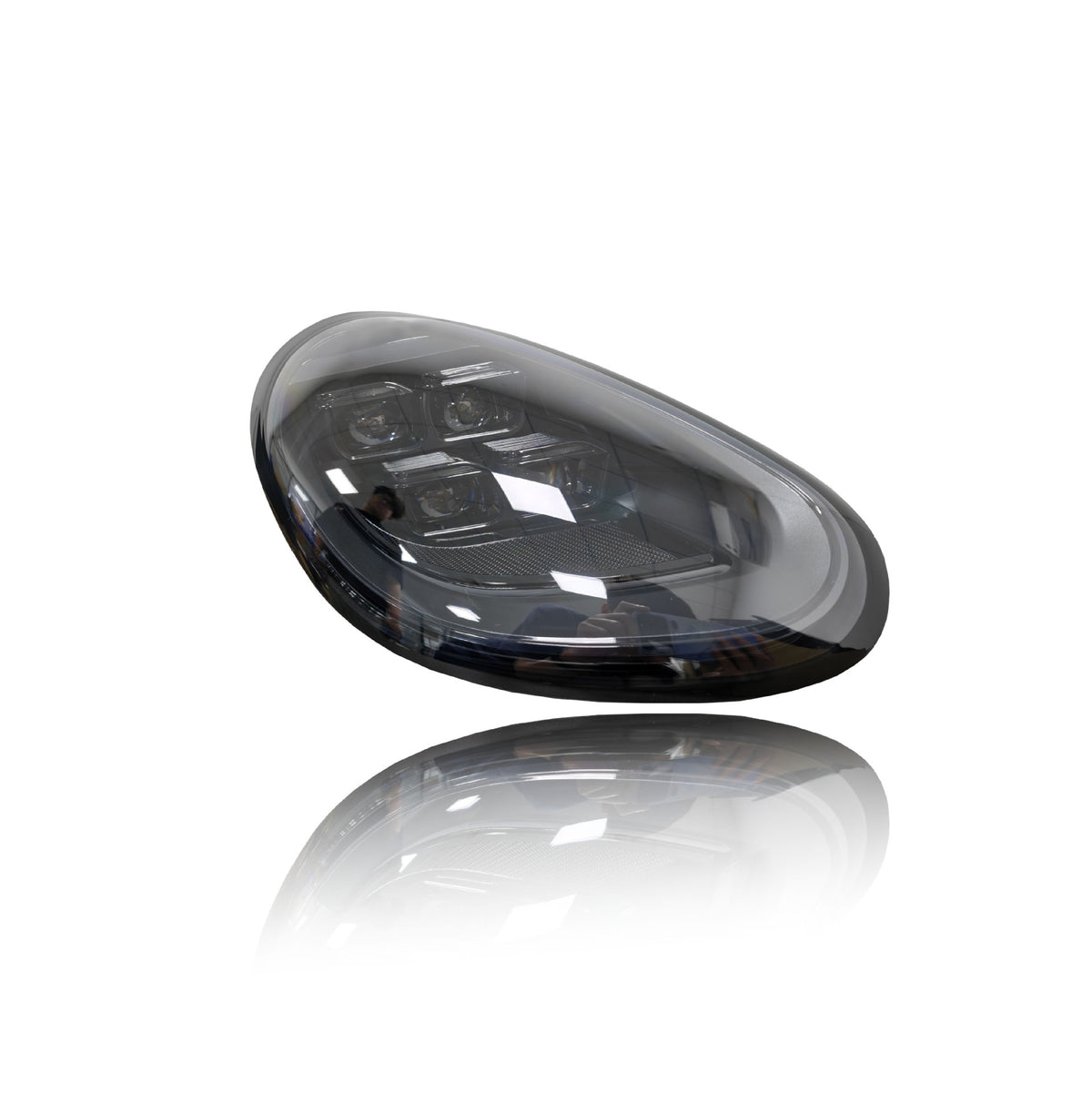 Porsche 987.2 matrix style LED headlight assembly detail
