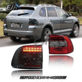 Porsche Cayenne 955 2003-2009 LED tail light upgrade set installed